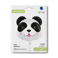 Balão Foil Cabeça Panda Shape 56cm Grabo