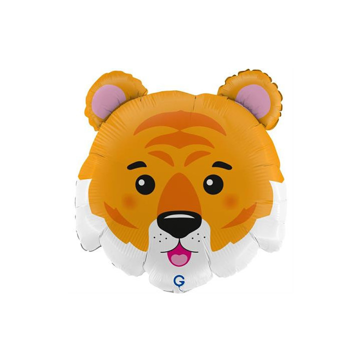 Balão Cabeça Tigre 71cm Grabo Balão Cabeça Tigre 71cm Grabo