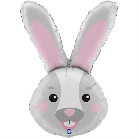 Balão Cabeça Coelho 94cm Grabo