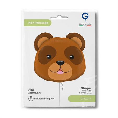 Balão Cabeça Urso 74cm Grabo