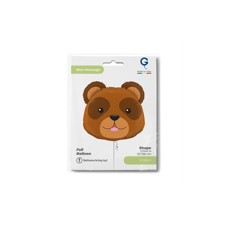 Balão Cabeça Urso 74cm Grabo