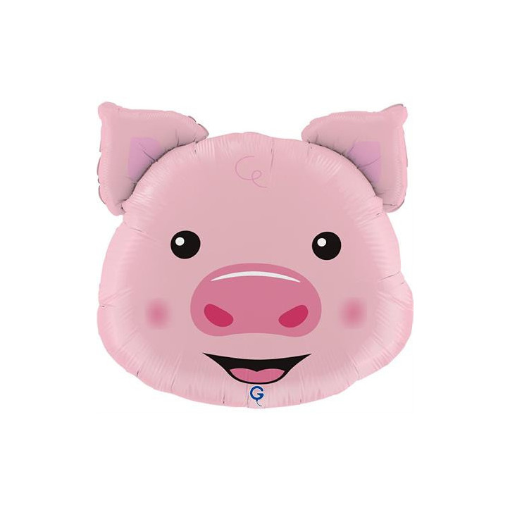 Balão Cabeça Porco 76cm Grabo