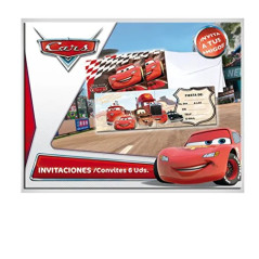 6 Convites Cars Faisca McQueen