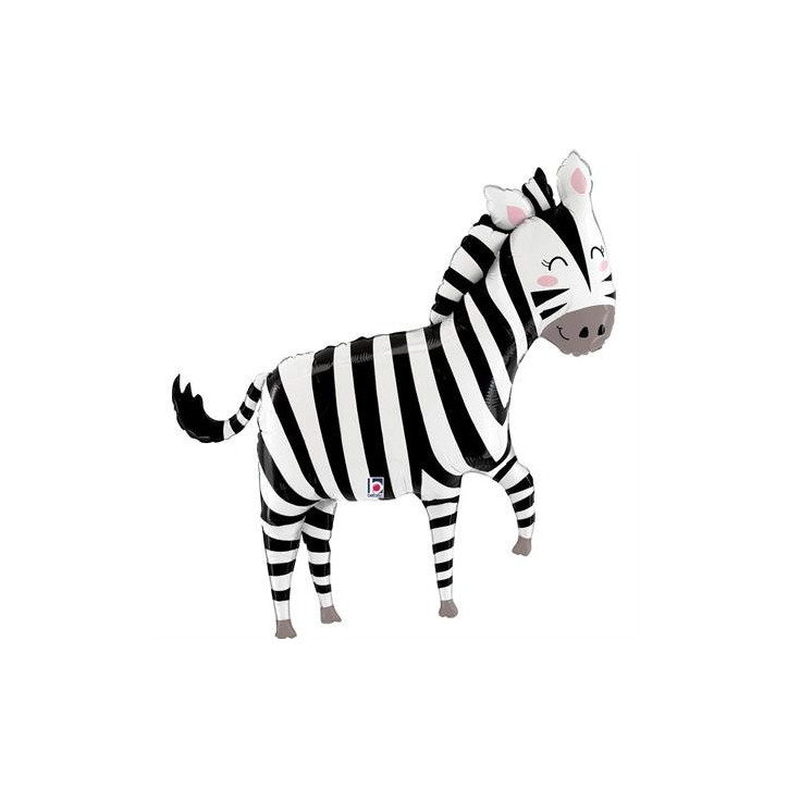 Balão Zebra da Selva 127cm Grabo Balão Zebra da Selva 127cm Grabo