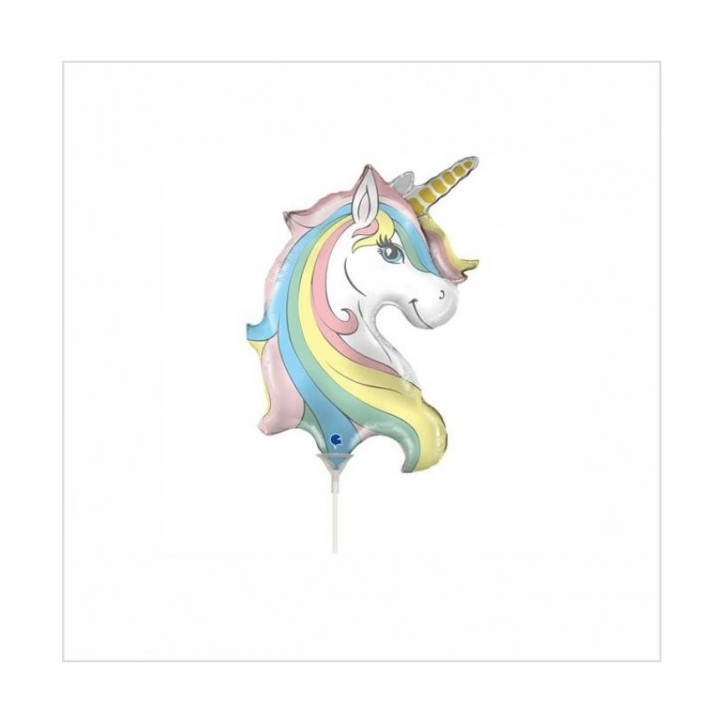 Balão Mini Unicornio 35cm Grabo