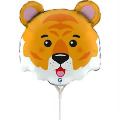 Balão Mini Cabeça Tigre 35cm Grabo