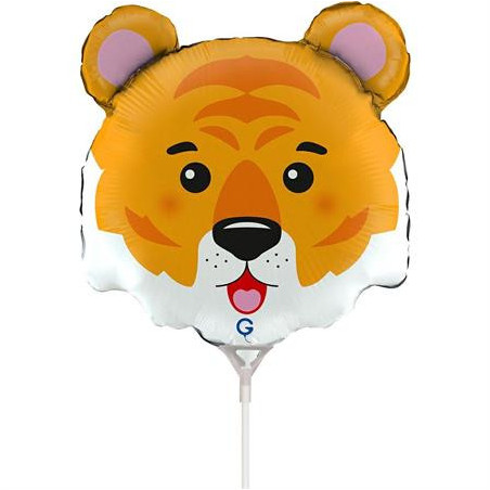 Balão Mini Cabeça Tigre 35cm Grabo