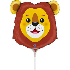 Balão Mini Cabeça Leão 35cm Grabo