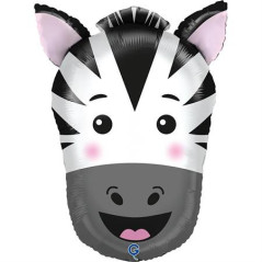 Balão Cabeça Zebra 61cm Grabo
