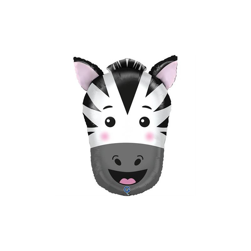 Balão Cabeça Zebra 61cm Grabo