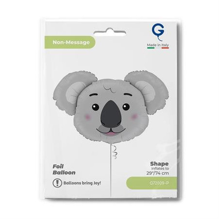 Balão Cabeça Koala 94cm Grabo