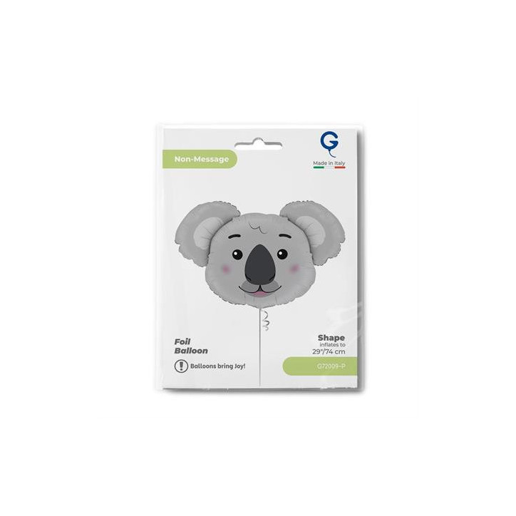 Balão Cabeça Koala 94cm Grabo