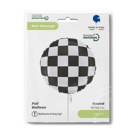Balão Foil Xadres 18"43cm Grabo