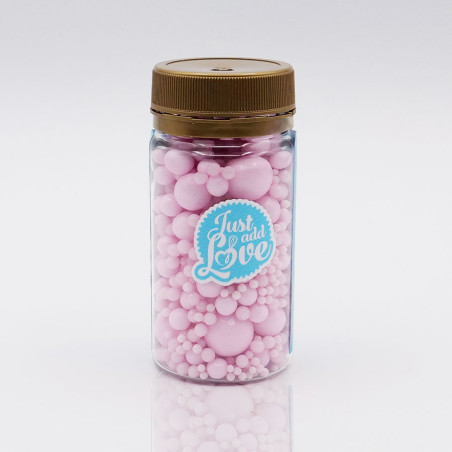 Mix Pérolas Rosa Claro 80g