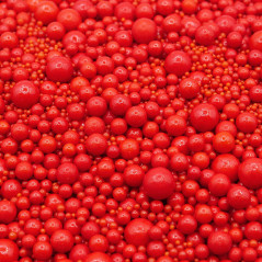 Mix Pérolas Vermelho 80g