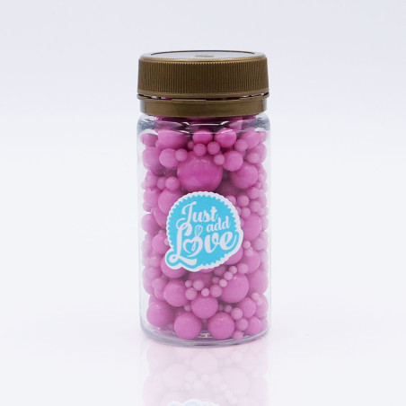 Mix Pérolas Rosa Escuro 80g
