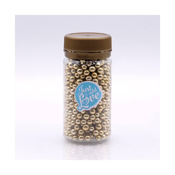 Pérolas Metalizadas Ouro Vintage 75g Pérolas Metalizadas Ouro Vintage 75g