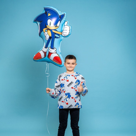Balão Foil Sonic Shape 84cm Grabo