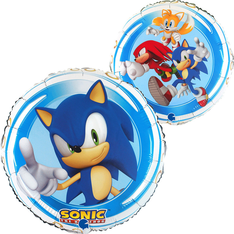Balão Foil Sonic 46cm Grabo