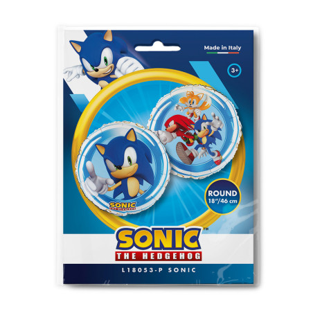 Balão Foil Sonic 46cm Grabo