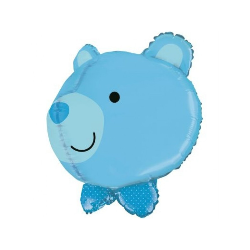 Balão 3D Urso Azul 69cm Grabo