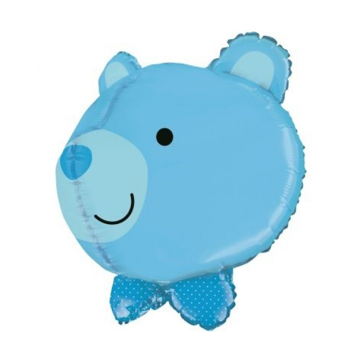 Balão 3D Urso Azul 69cm Grabo