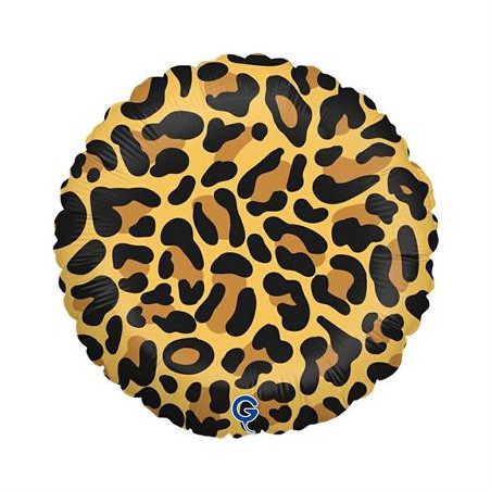 Balão Foil Mancha de Leopardo 46cm Grabo
