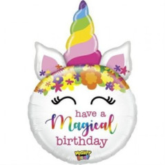 Balão Unicornio Mágico 84cm Grabo
