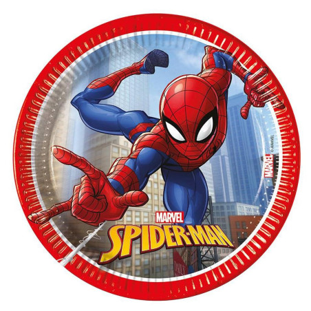 Pratos Homem Aranha 19,5cm