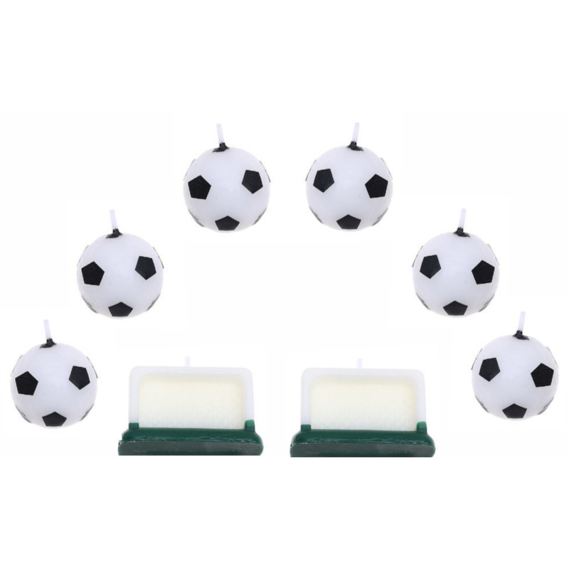 Velas Bolas e baliza Futebol