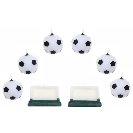 Velas Bolas e baliza Futebol