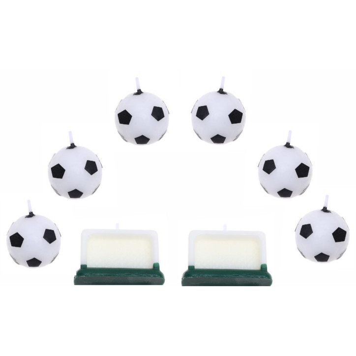 Velas Bolas e baliza Futebol Velas Bolas e baliza Futebol