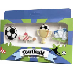 4 Velas tema Futebol