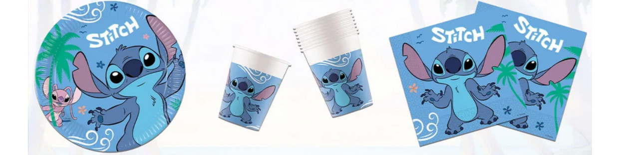 Artigos de festa de Aniversário Stitch