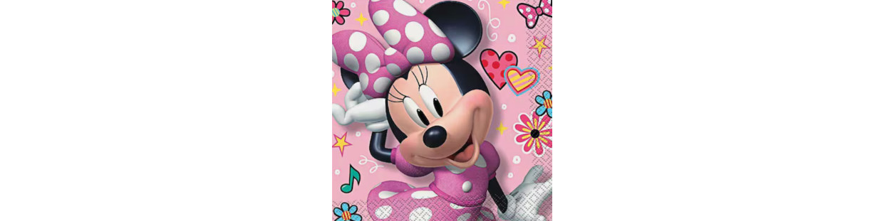 Artigos de festa de Aniversário tema Minnie